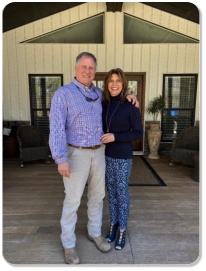 The owners of M & M Outdoors Campground, Mark & Michelle.