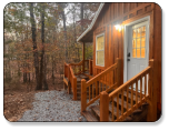 Beautiful rustic cabin at M & M Outdoors Campground