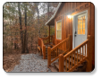 Beautiful rustic cabin at M & M Outdoors Campground
