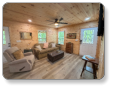 Beautiful wood surronding the cabin at M & M Outdoors Campground.